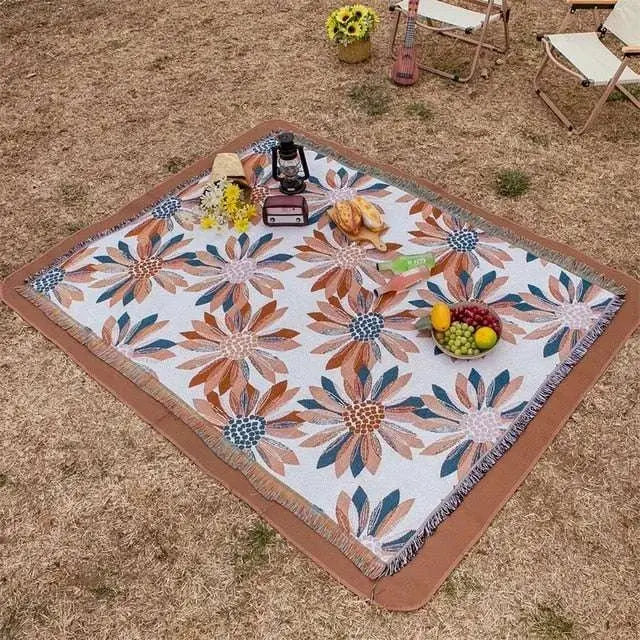 Boho Chic Cotton Blanket - Julia M LifeStyles