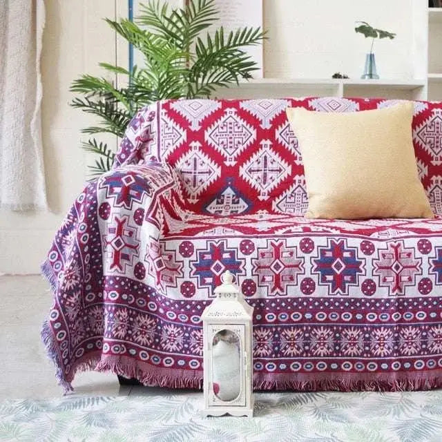 Boho Chic Cotton Blanket - Julia M LifeStyles