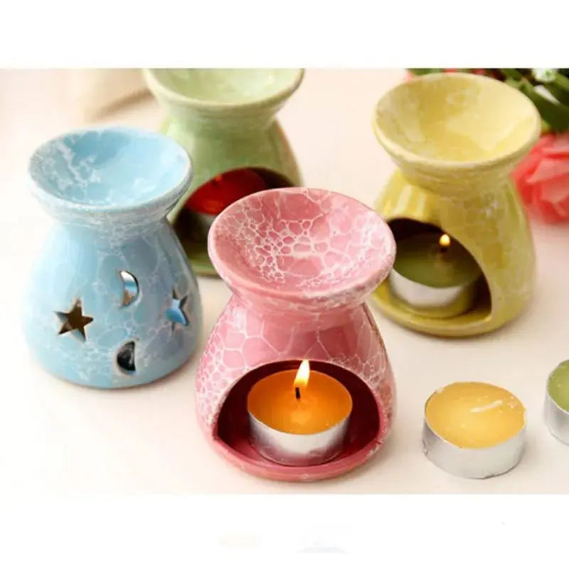 Ceramic Aromatherapy Lamp – Romantic Essential Oil Burner - Julia M LifeStyles