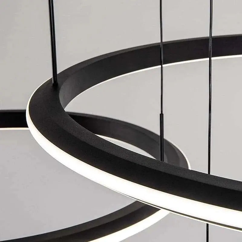 Black LED Chandelier - Dimmable - Julia M LifeStyles