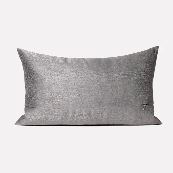 Modern Light Luxury Gray Brick Red Color Contrast Patchwork Cushion/Model House Sales Office House Couch Pillow - Julia M LifeStyles