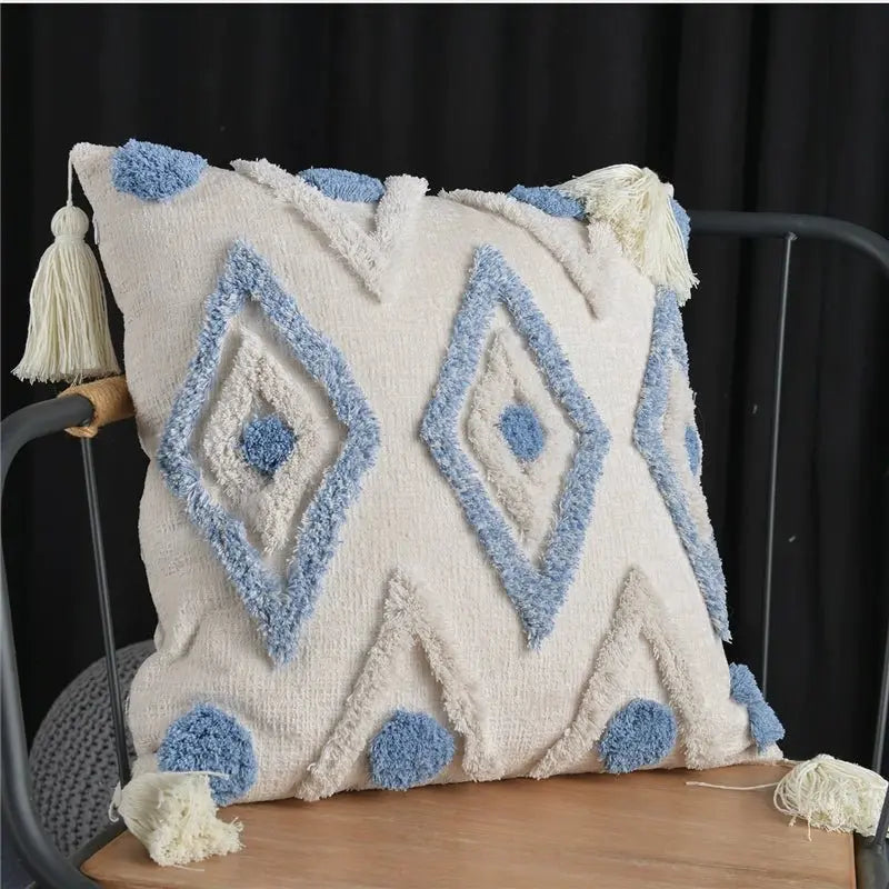 Affordable Luxury Style Tassel Bohemia B & B Living Room Pillow - Julia M LifeStyles