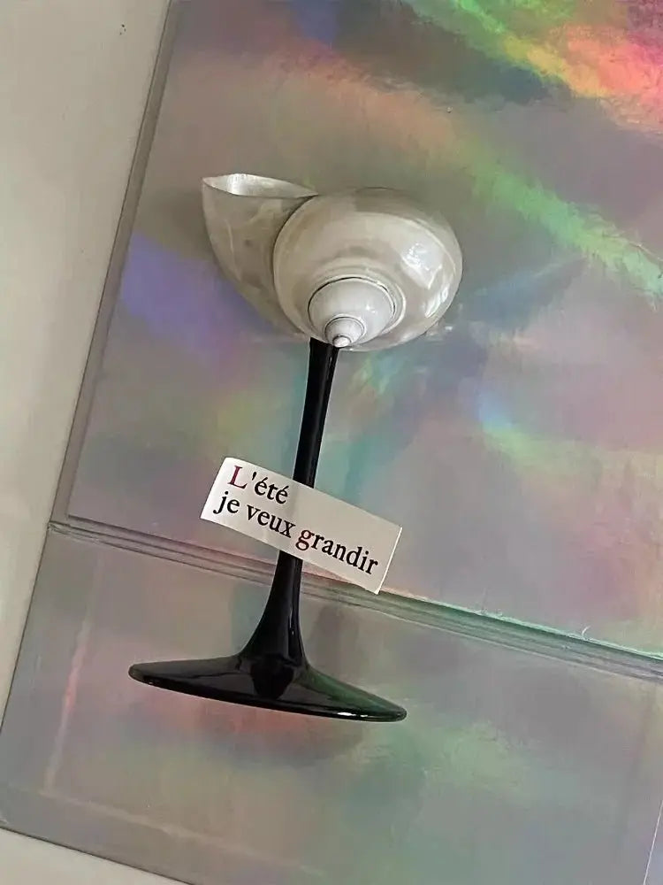 Vintage Shell & Metal Champagne Glasses Set - Julia M LifeStyles