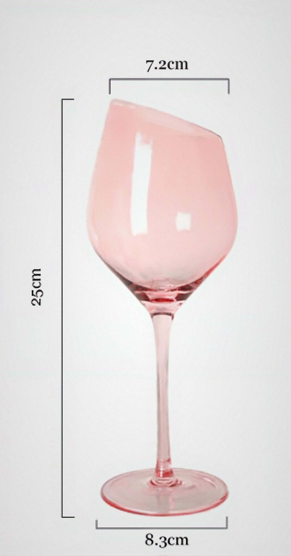 Flamingo Slanted Pink Crystal Champagne Goblet Set Julia M Home & Kitchen