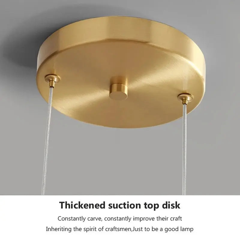 Glass Pendant Light light luxury pendant Lamp Deco Nordic Led Hanging Light Fixtures Bedroom Modern Luminaire Suspension lamp - Julia M LifeStyles