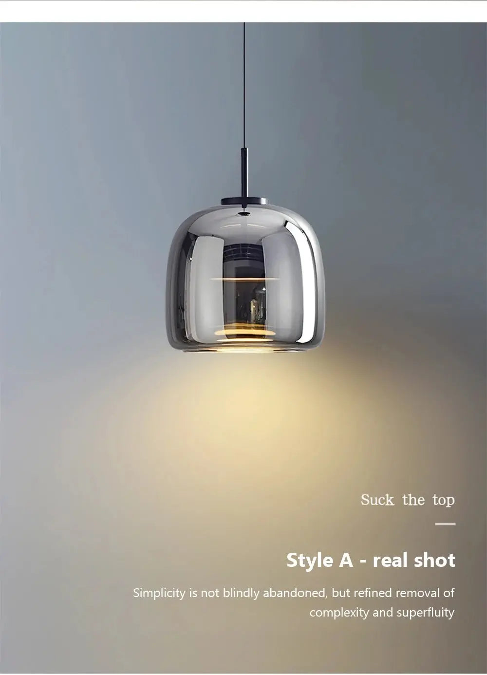 Glass Pendant Light light luxury pendant Lamp Deco Nordic Led Hanging Light Fixtures Bedroom Modern Luminaire Suspension lamp - Julia M LifeStyles