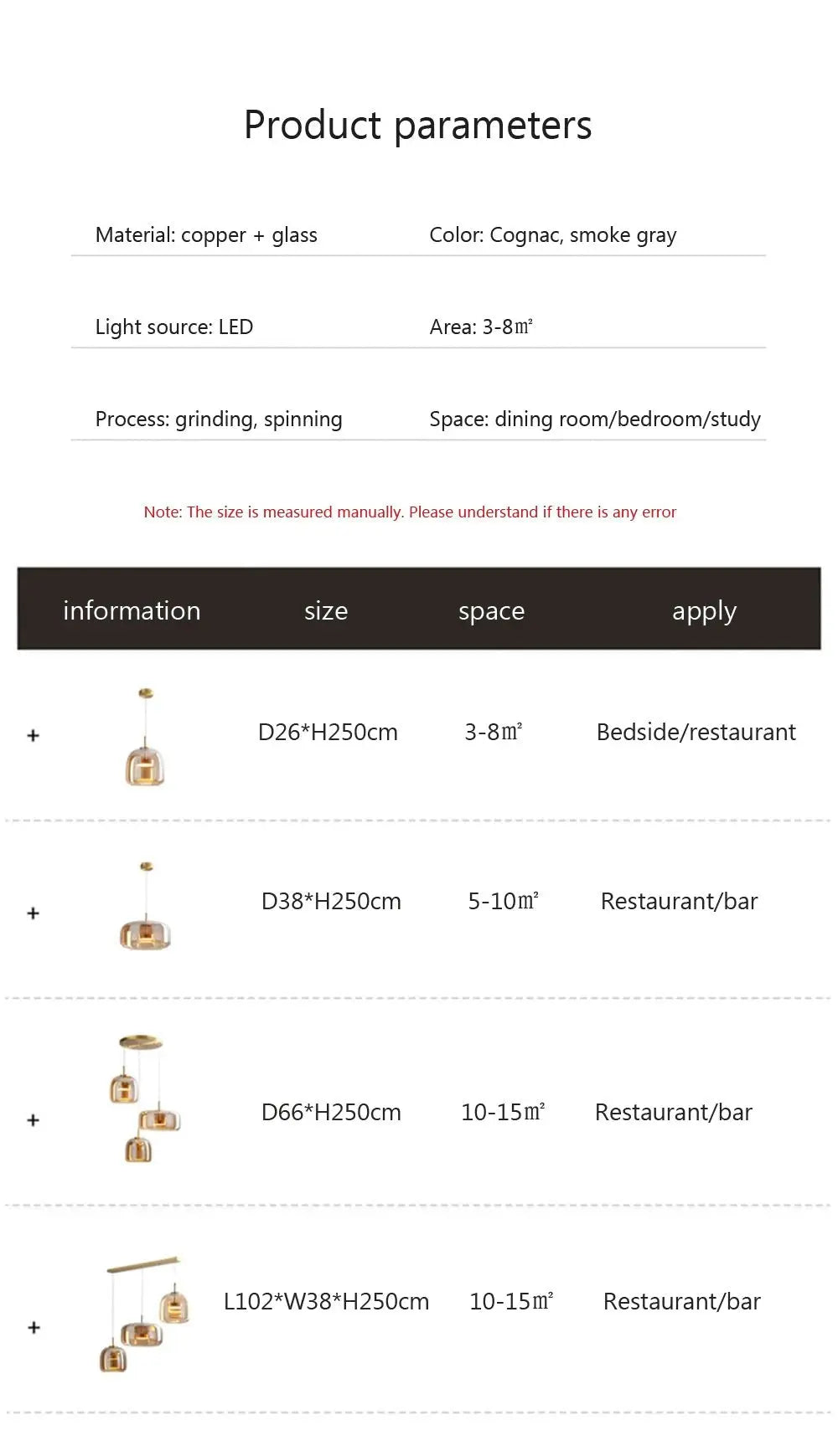 Glass Pendant Light light luxury pendant Lamp Deco Nordic Led Hanging Light Fixtures Bedroom Modern Luminaire Suspension lamp - Julia M LifeStyles