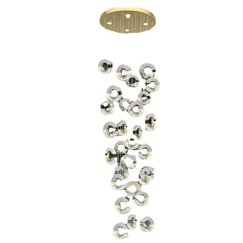 Modern C-type Crystal Pendant Lamp for Luxury Interiors - Julia M LifeStyles