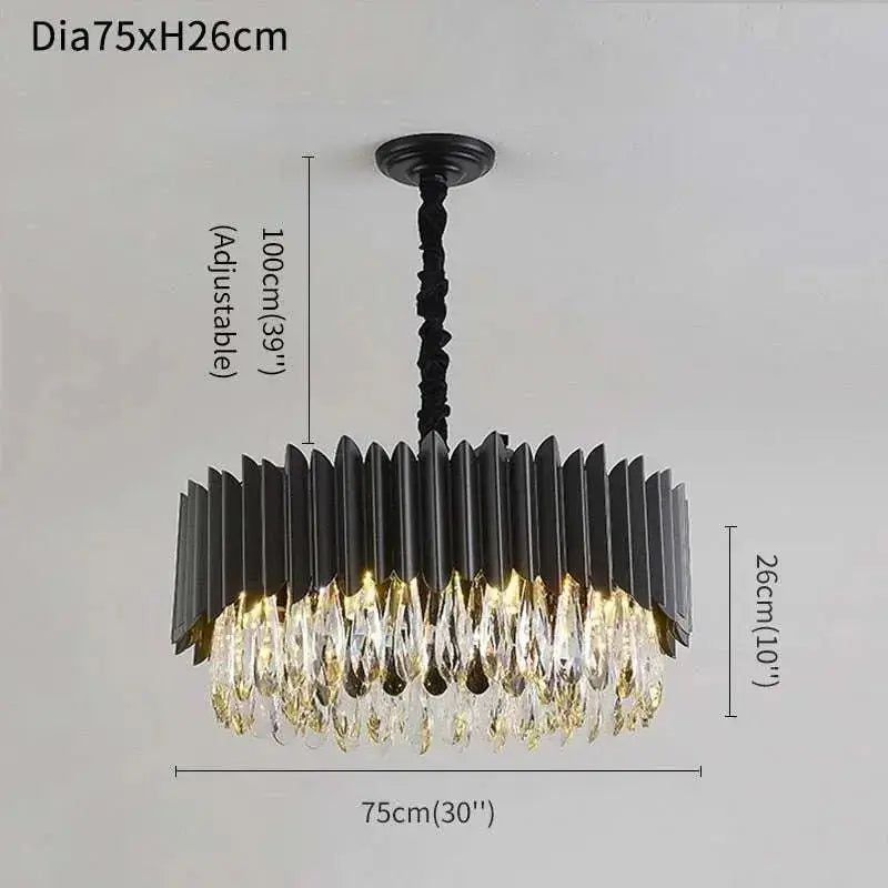 Modern Black Chandelier - Julia M LifeStyles