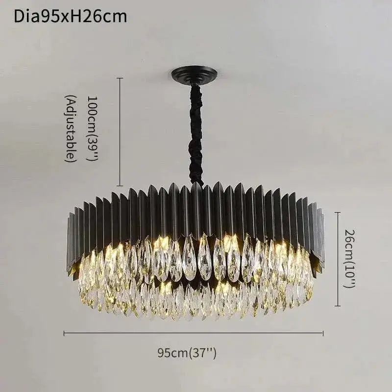 Modern Black Chandelier - Julia M LifeStyles