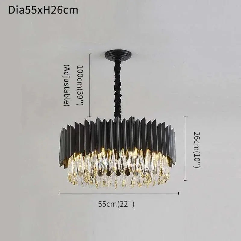Modern Black Chandelier - Julia M LifeStyles