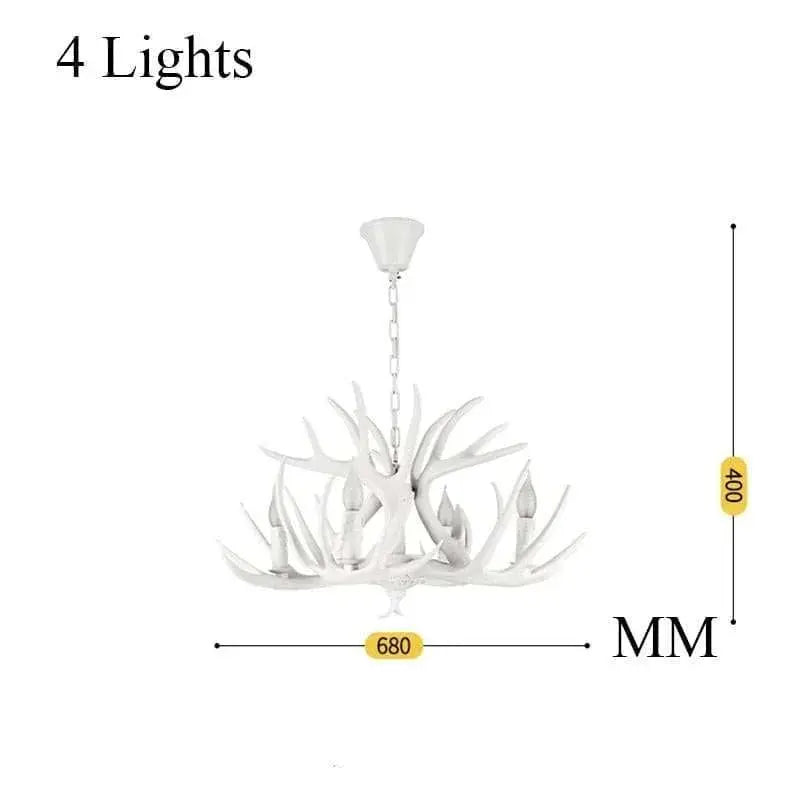 Modern Antlers Pendant - Illuminate Your Space - Julia M LifeStyles