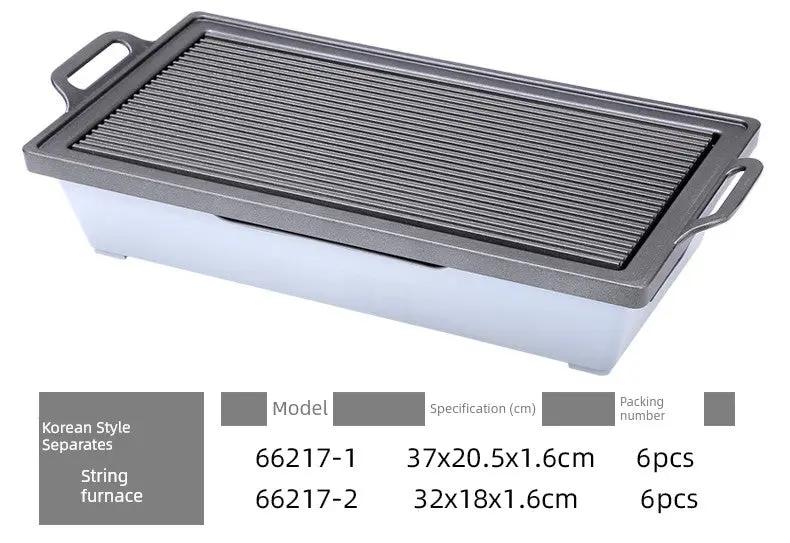 Aluminum Alloy Korean Style Restaurant Charcoal Insulated Barbecue Grill - Julia M LifeStyles