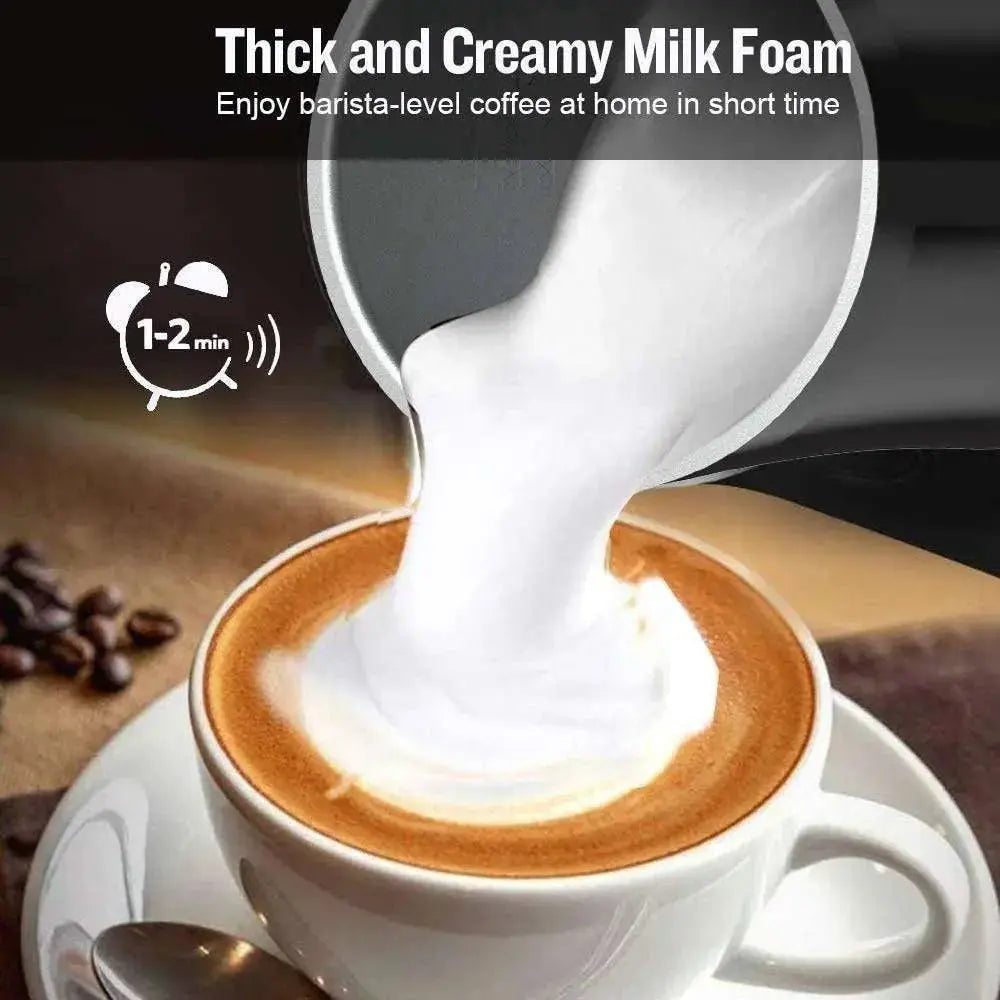 Automatic Milk Frother Electric Cold/Hot Milk Steamer Cappuccino Machine - Julia M LifeStyles