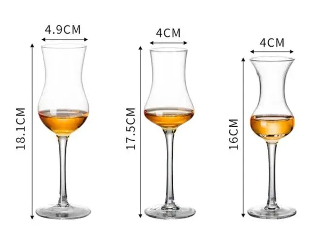 Elegant Japanese Tulip Whiskey Tasting Glass - 51ml-100ml - Julia M LifeStyles