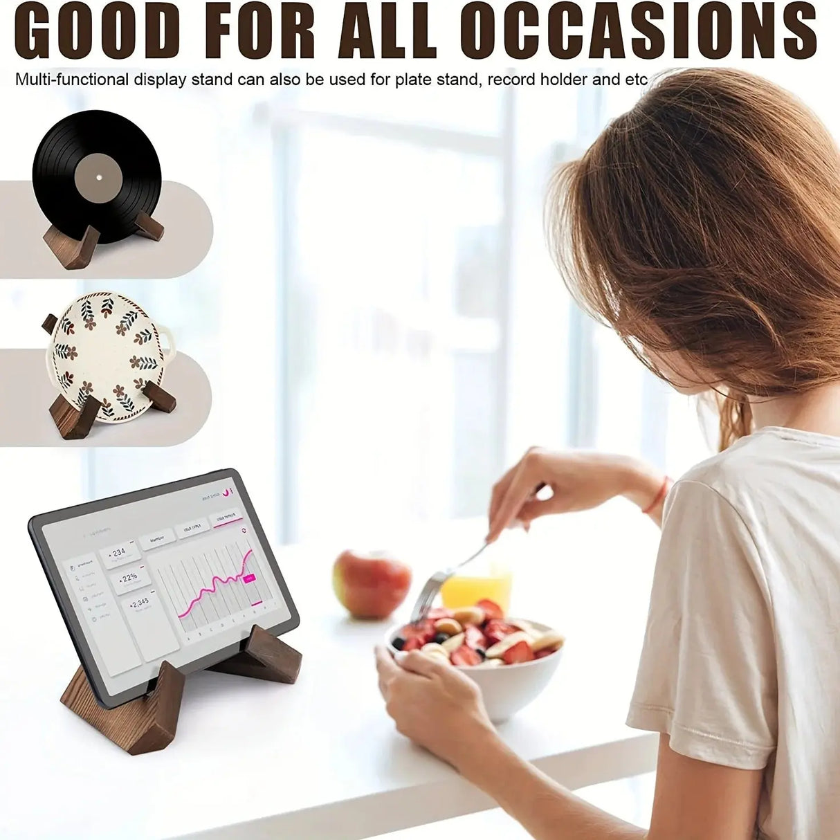 Farmhouse Wooden Cookbook Stand - Julia M LifeStyles