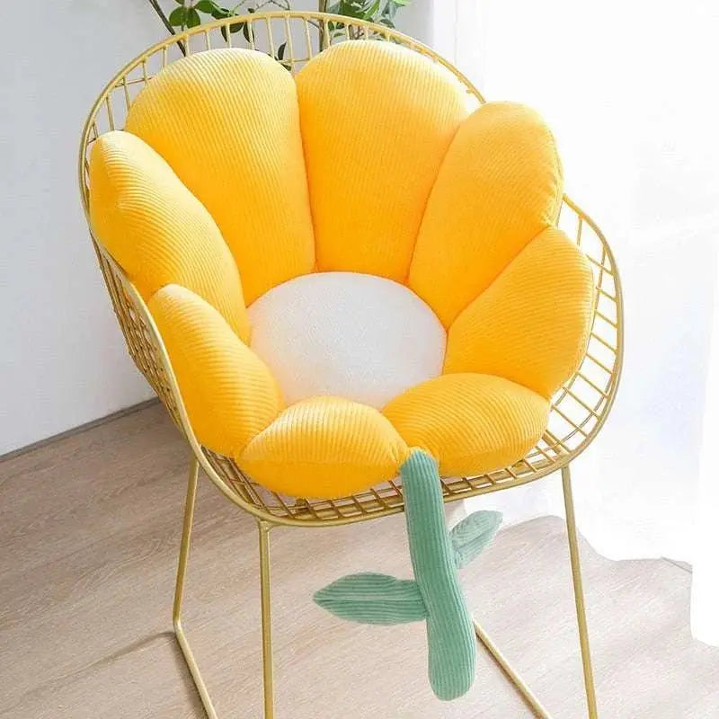 Daisy Flower Plush Toy Flower Throw Pillow Cushion - Julia M LifeStyles
