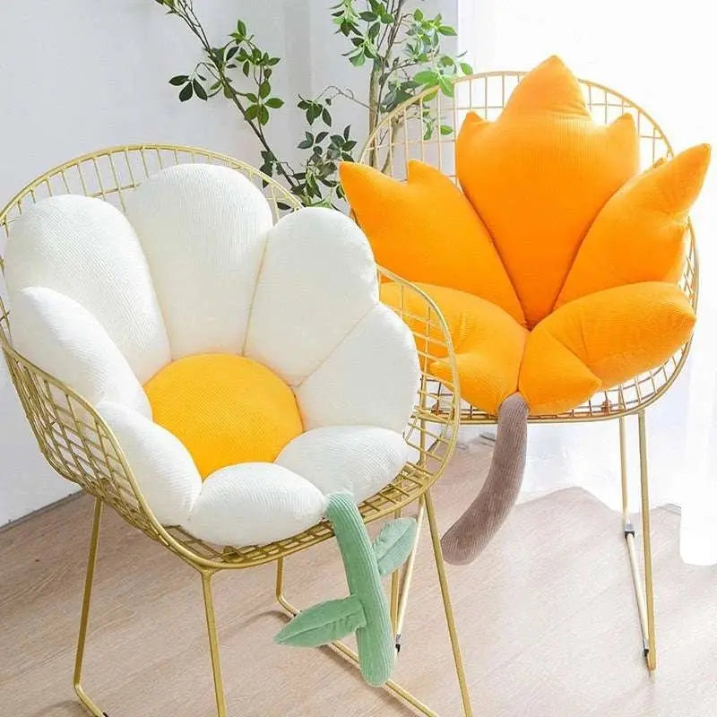 Daisy Flower Plush Toy Flower Throw Pillow Cushion - Julia M LifeStyles