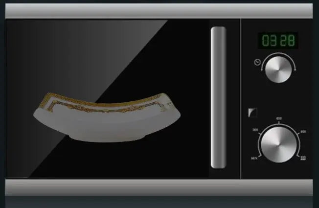 Bone China Deep Dinner Plate 10 Suit Plates 8-Inch Soup Plate For Home Salad Dish Creative Dinner Plate Square Angle Plate - Julia M LifeStyles