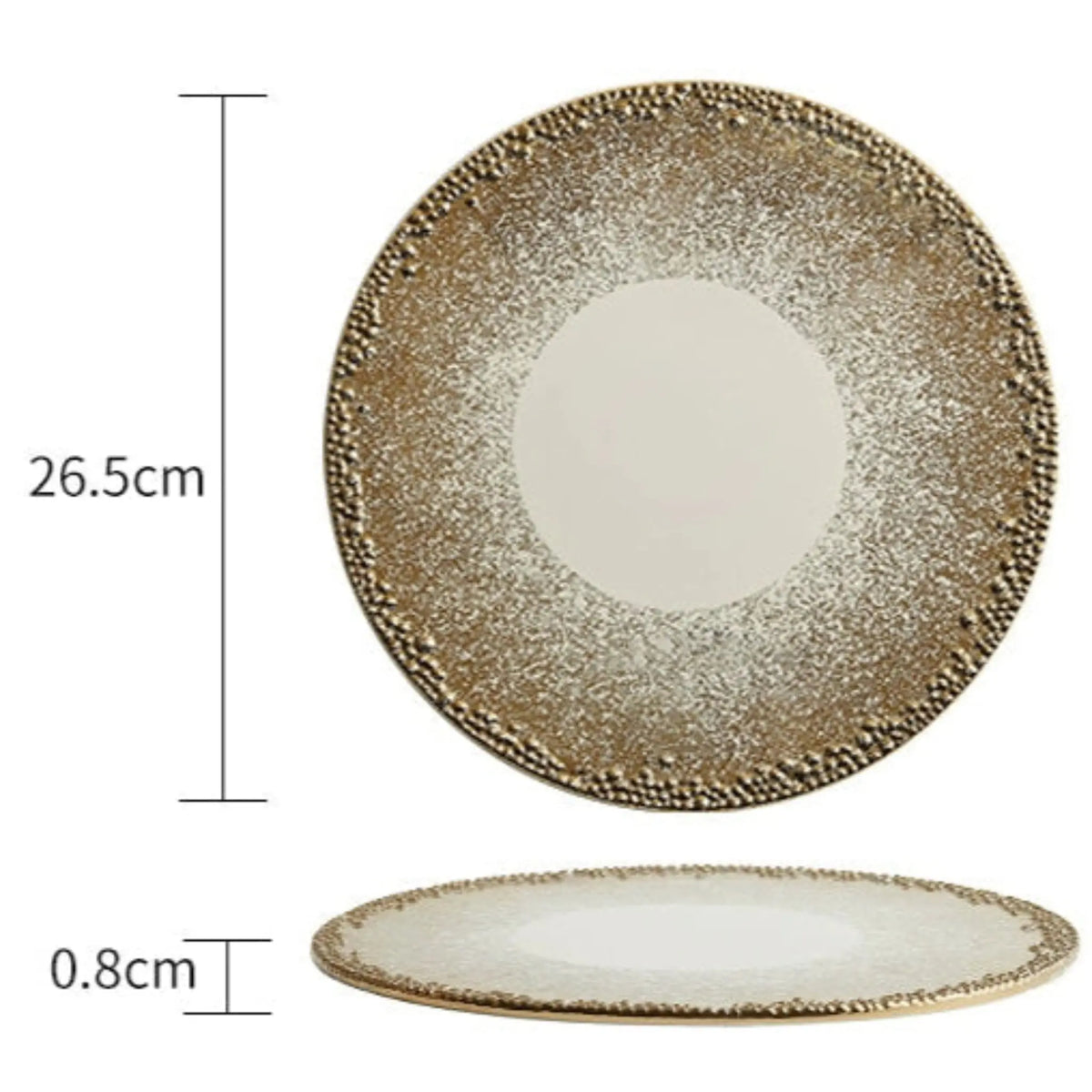 Flat Tray Fancy Steak Meal Dish For Home Creative and Slightly Luxury Western Tableware Ceramic Plate - Julia M LifeStyles
