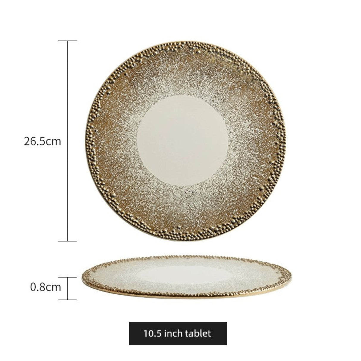 Flat Tray Fancy Steak Meal Dish For Home Creative and Slightly Luxury Western Tableware Ceramic Plate - Julia M LifeStyles