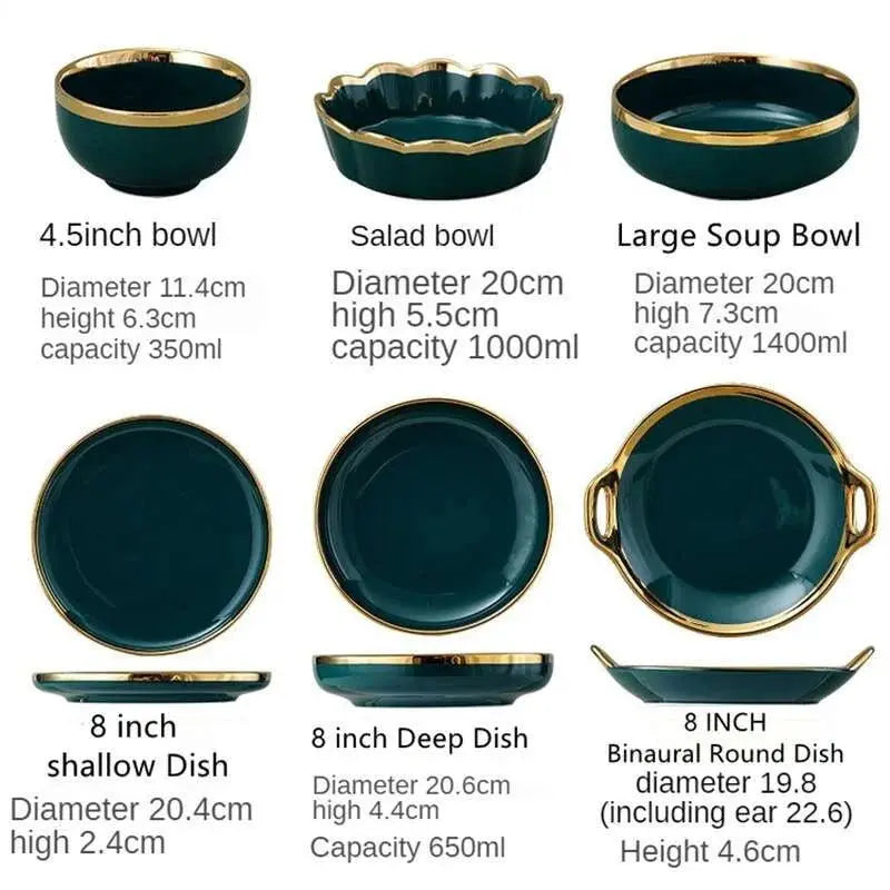 Julia M Home & Kitchen 18 pc Ceramic Tableware Set - Julia M LifeStyles