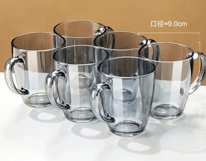 Julia M Lifestyles Drop-Resistant Tempered Glass Mug 380ml - Julia M LifeStyles