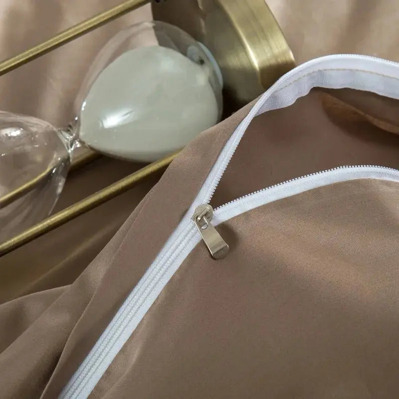 IvaRose Luxury Blue Black Silk Satin Bedding Set - Queen/King Size - Julia M LifeStyles