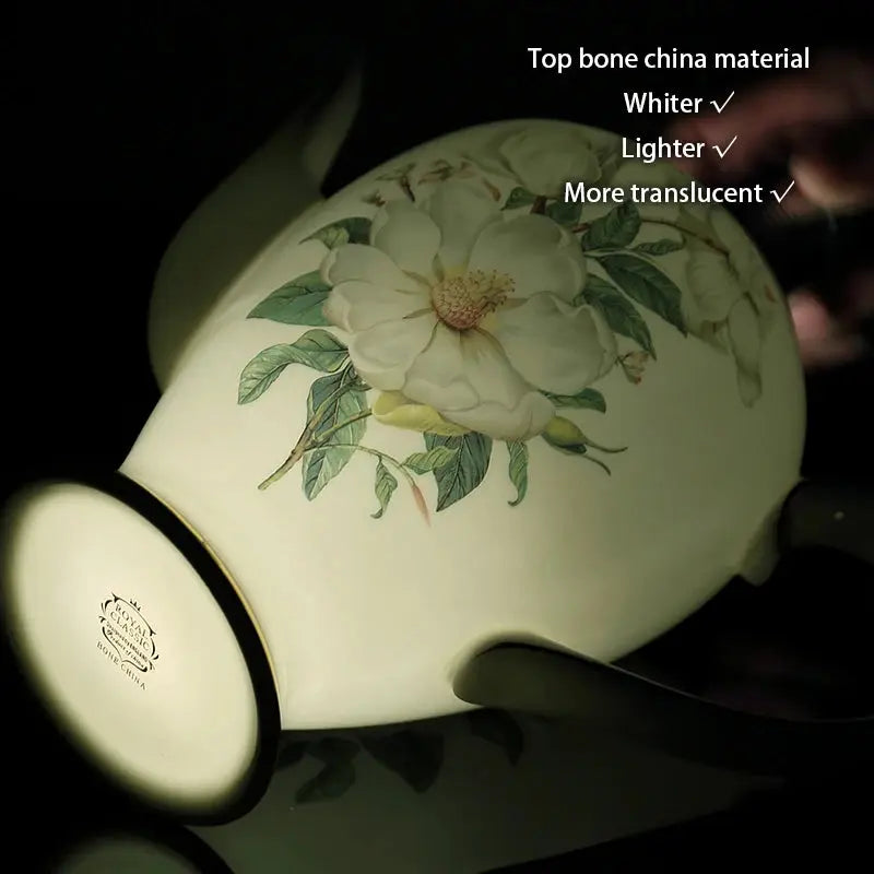 Vintage Bone China Tea Pot British Ceramic Teapot Europe Porcelain Coffee Pot Cafe Drinkware Advanced Teaware Drop Shipping - Julia M LifeStyles
