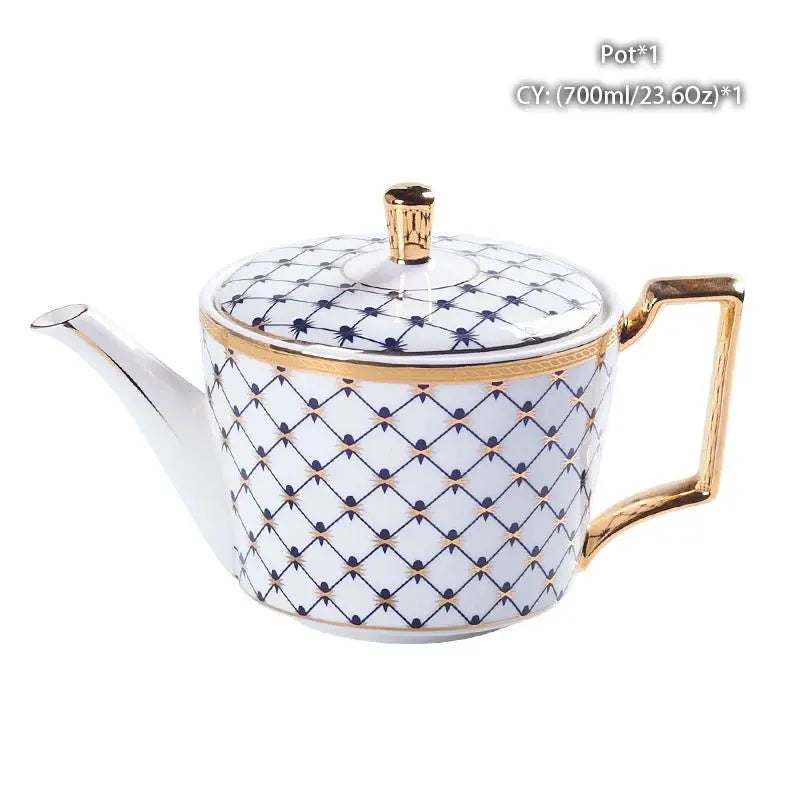 Vintage Bone China Tea Pot British Ceramic Teapot Europe Porcelain Coffee Pot Cafe Drinkware Advanced Teaware Drop Shipping - Julia M LifeStyles