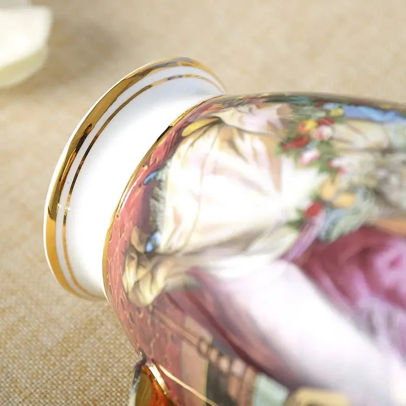 Vintage Bone China Tea Pot British Ceramic Teapot Europe Porcelain Coffee Pot Cafe Drinkware Advanced Teaware Drop Shipping - Julia M LifeStyles