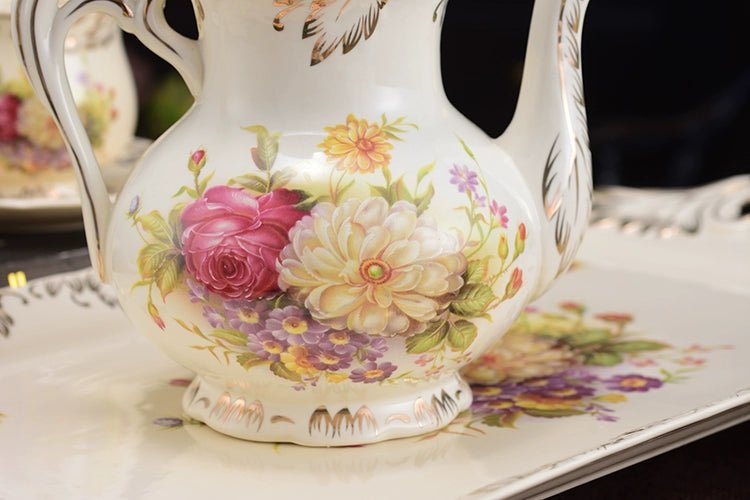 Elegant Handmade Ceramic Coffee and Tea Pot - Julia M LifeStyles
