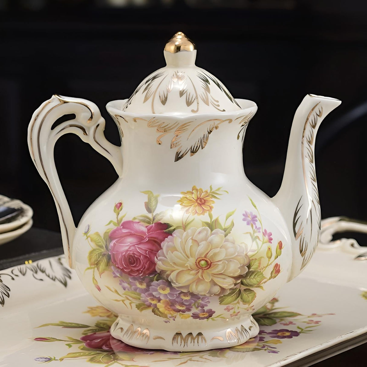 Handmade Ceramic European - Style Coffee and Tea Pot - Julia M LifeStyles