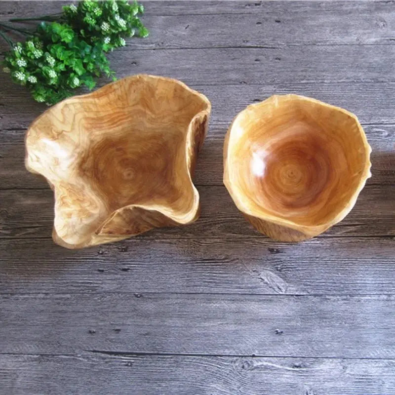 Natural Wood Fruit Tray: Handcrafted Irregular Snack & Candy Plate đ - Julia M LifeStyles