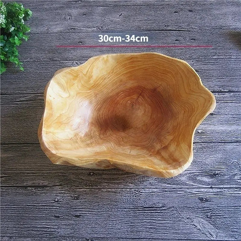 Natural Wood Fruit Tray: Handcrafted Irregular Snack & Candy Plate đ - Julia M LifeStyles