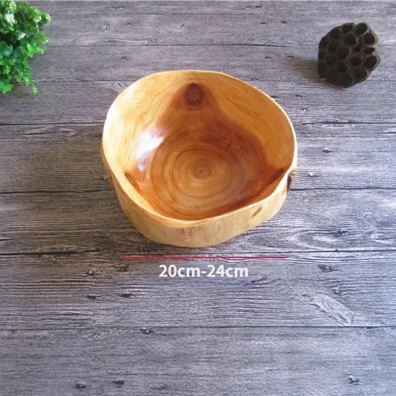 Natural Wood Fruit Tray: Handcrafted Irregular Snack & Candy Plate đ - Julia M LifeStyles