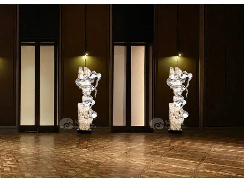 Organic Material Floor Sculpture - Julia M LifeStyles