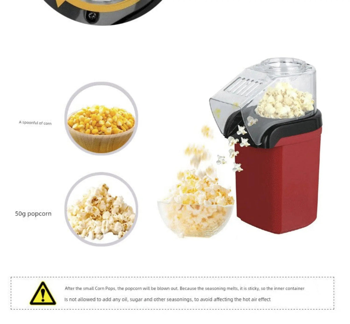 Mini 110V Automatic Popcorn Machine for Home and Kids' Parties - Julia M LifeStyles