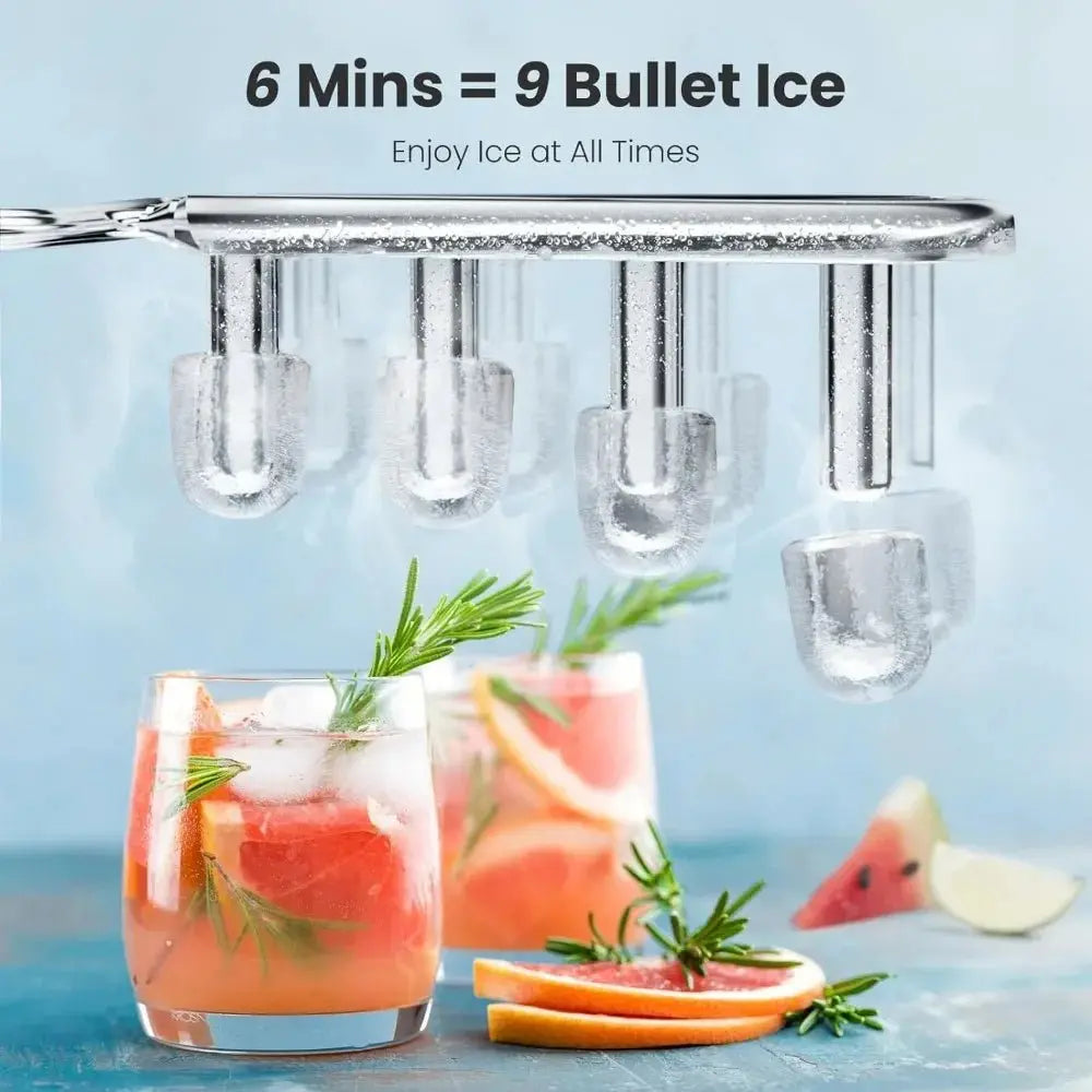 Elegant Ice Master: Self-Cleaning, 26Lbs/24H 🌟 - Julia M LifeStyles