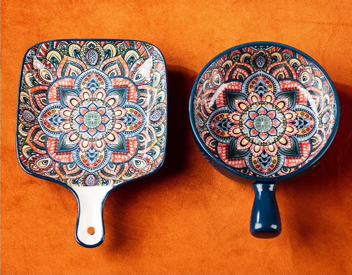 Tableware For Home Japanese Style Binaural Noodle Bowl Dish Ceramic - Julia M LifeStyles