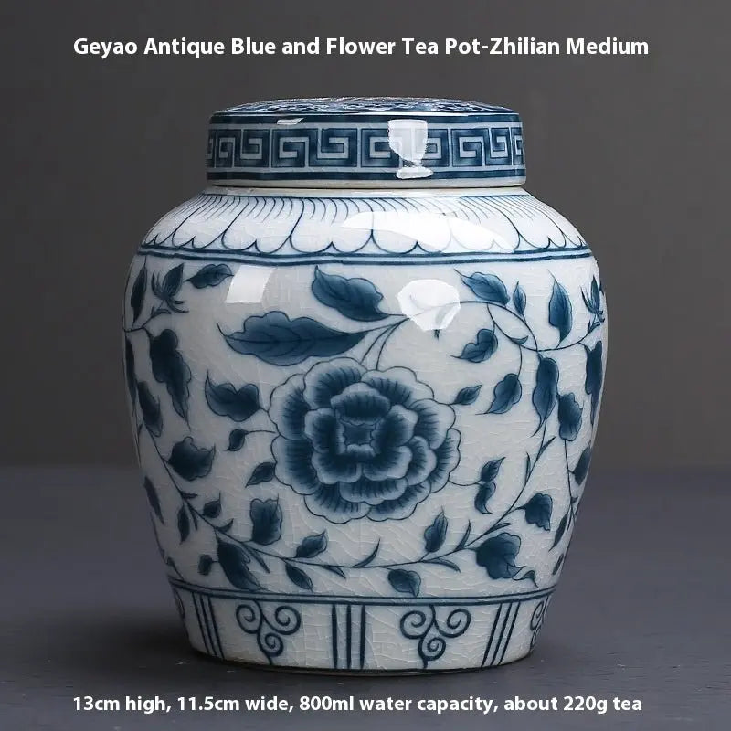 Tea Jar Porcelain Sealed - Julia M LifeStyles