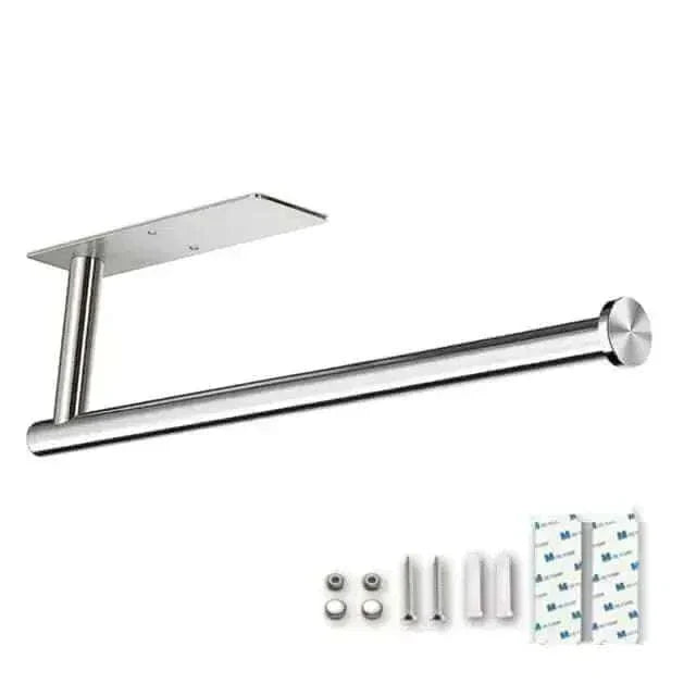 Adhesive Stainless Steel Paper Towel Holder - Julia M LifeStyles