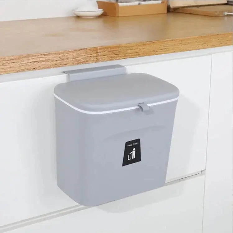 Space-Saving Wall-Mounted Kitchen Trash Bin Kitchen Trash Can Julia M Home & Kitchen