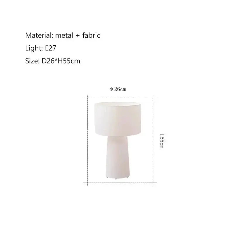 Wabi Sabi Fabric LED Floor Lamp - Julia M LifeStyles