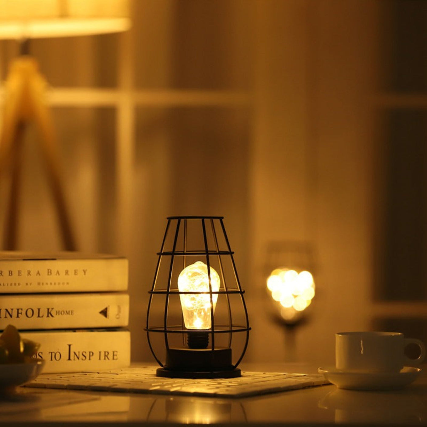 LED Iron Night Light - Red Wine Cup & Bottle Design Julia M Home & Kitchen