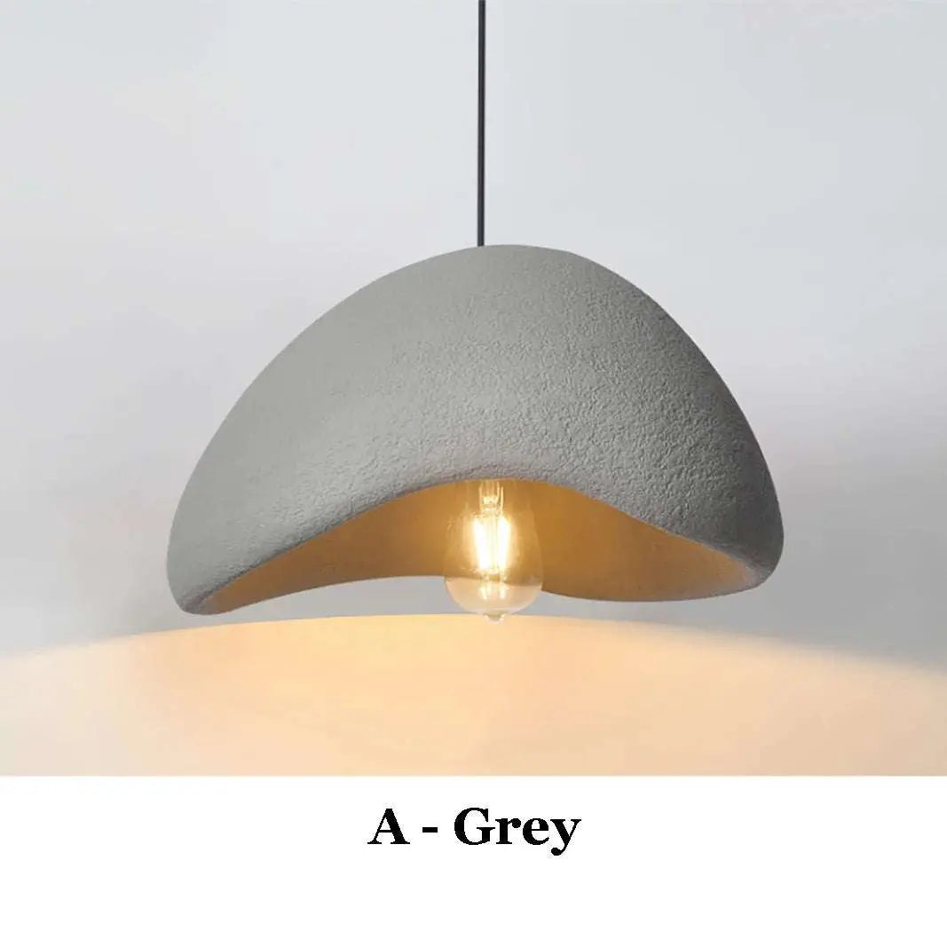 Minimalist E27 Pendant Light Living Room Pendant Lights Julia M Home & Kitchen Model A Grey D30 x H150cm Cold White
