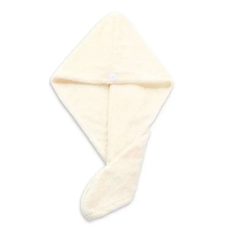 Microfiber Hair Towel Wrap with Button - Julia M LifeStyles