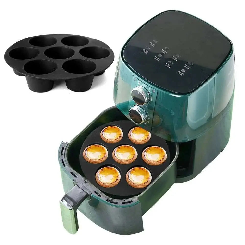 JM's 7-8 inch Round Cake Pan - Perfect for Air Fryers and Microwaves! - Julia M LifeStyles