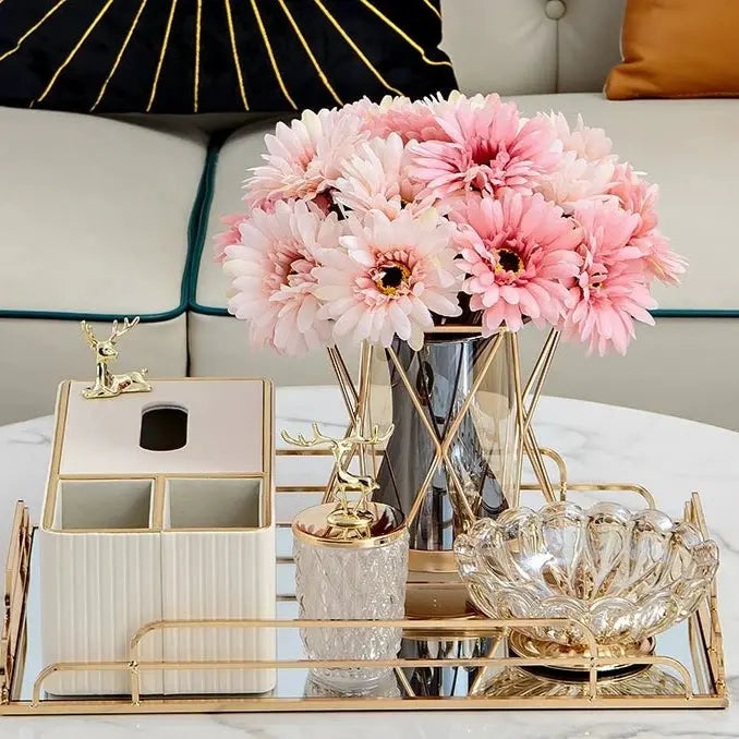 Elegant Multi-Functional Leather Tissue Box for Stylish Living Spaces - Julia M LifeStyles