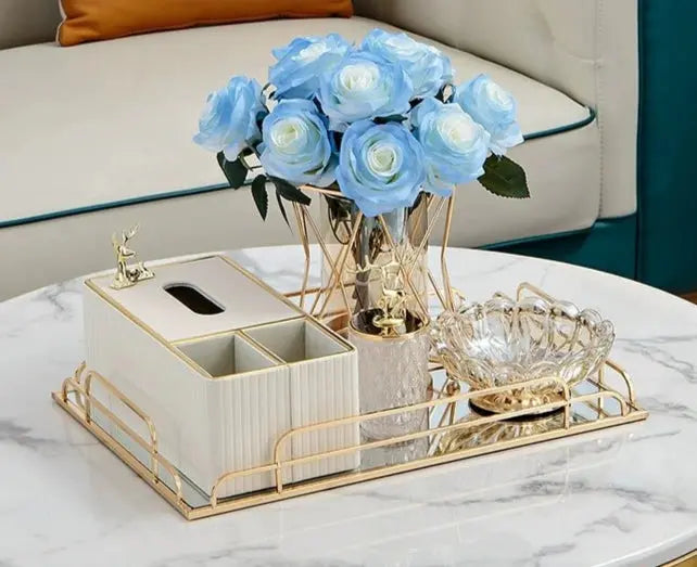 Elegant Multi-Functional Leather Tissue Box for Stylish Living Spaces - Julia M LifeStyles